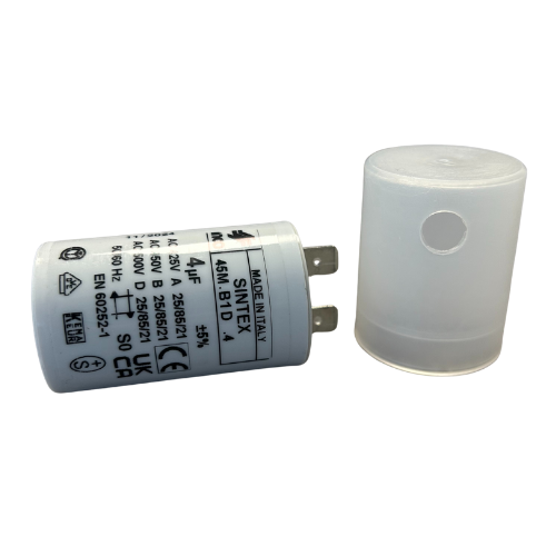 Capacitor 4 MF 400V plain with cap (X series)